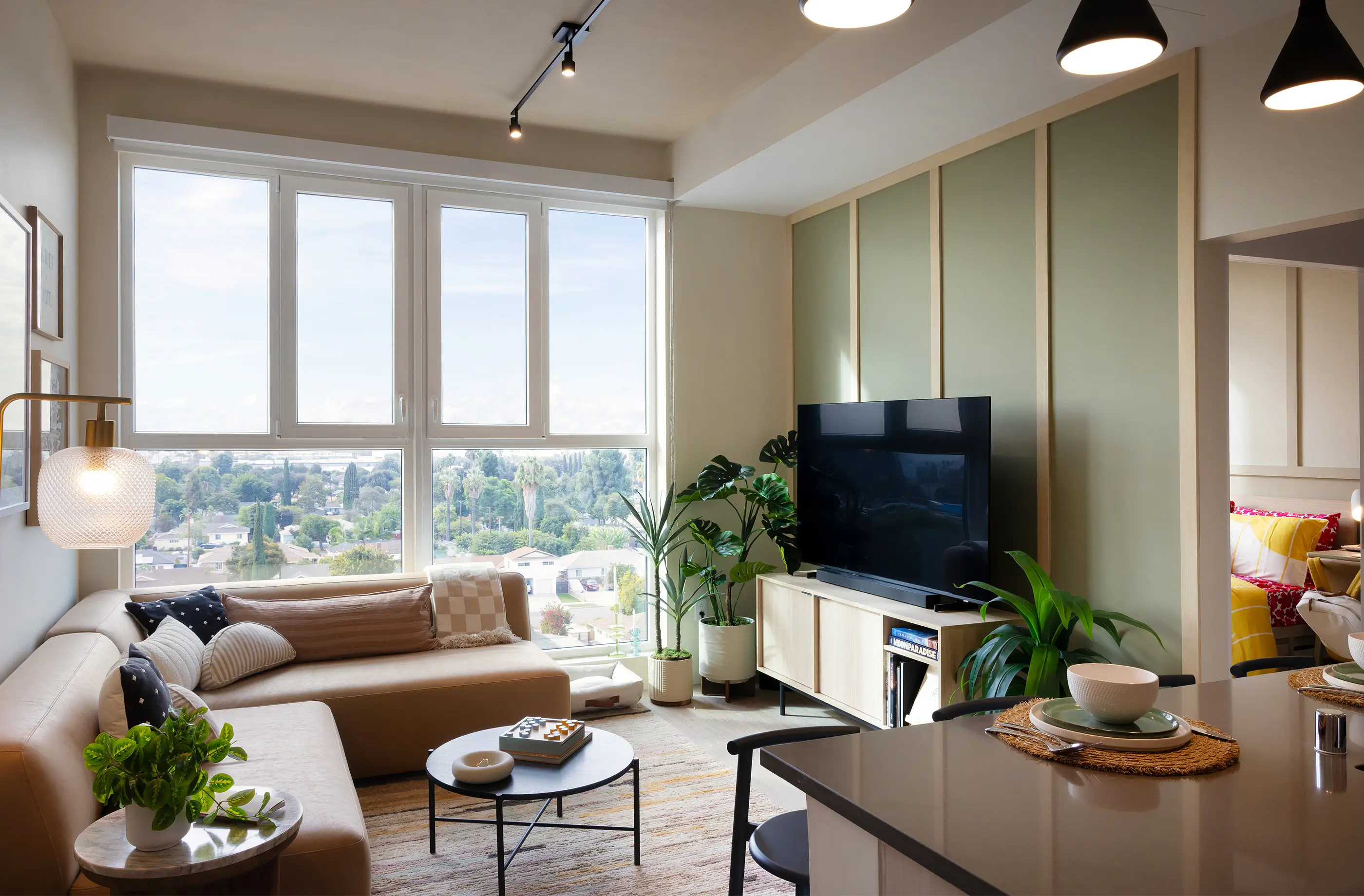 Furnished living room