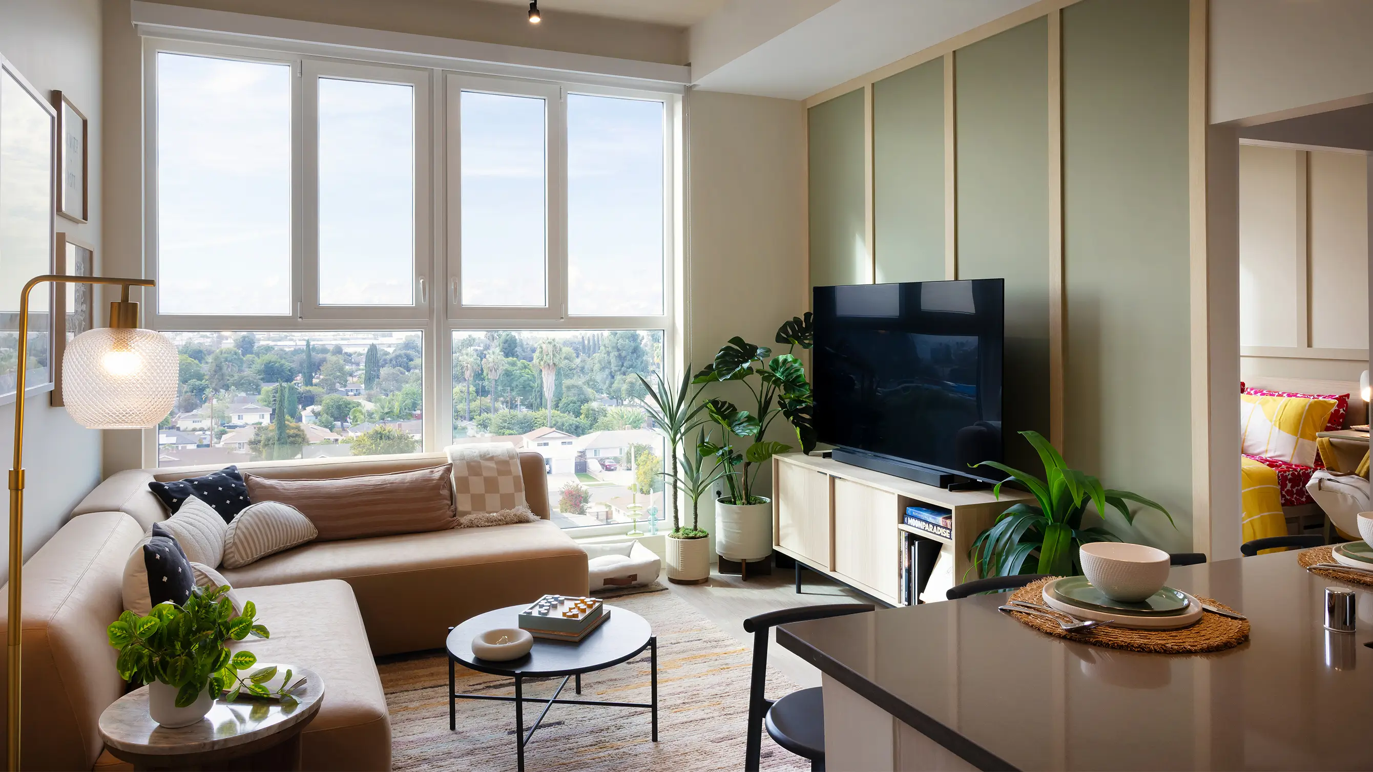 Furnished living room