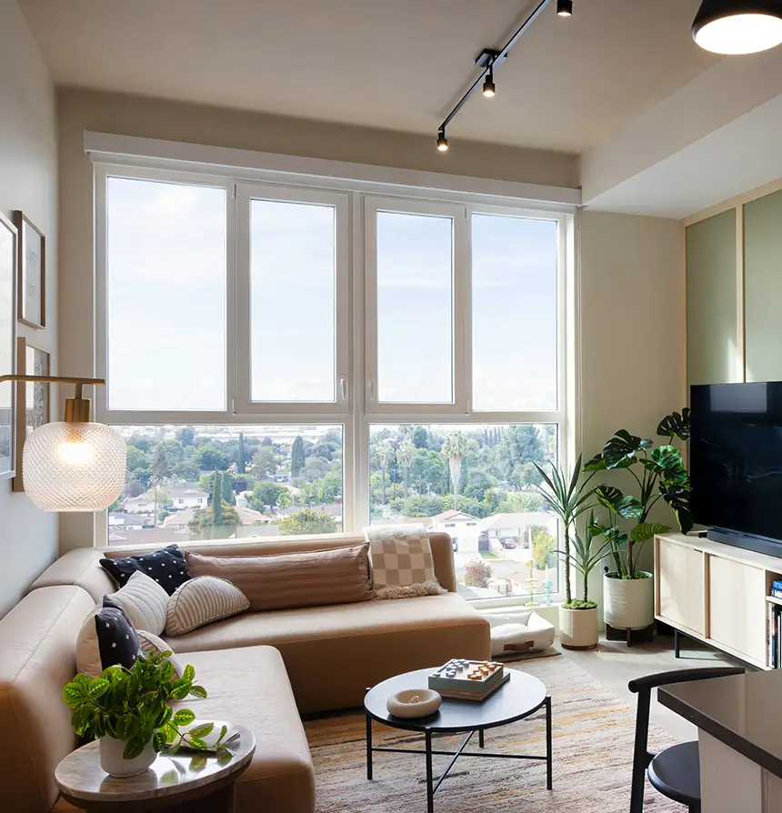 Furnished living room