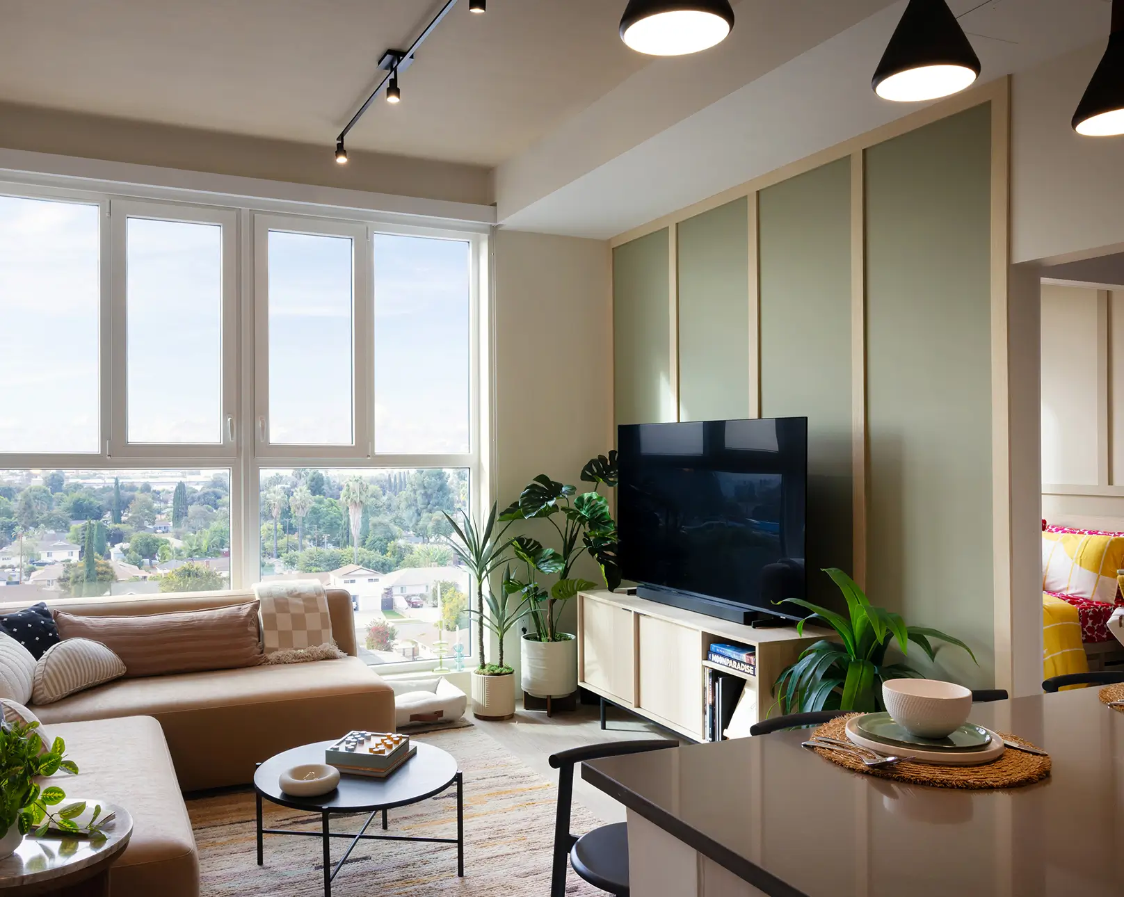 Furnished living room