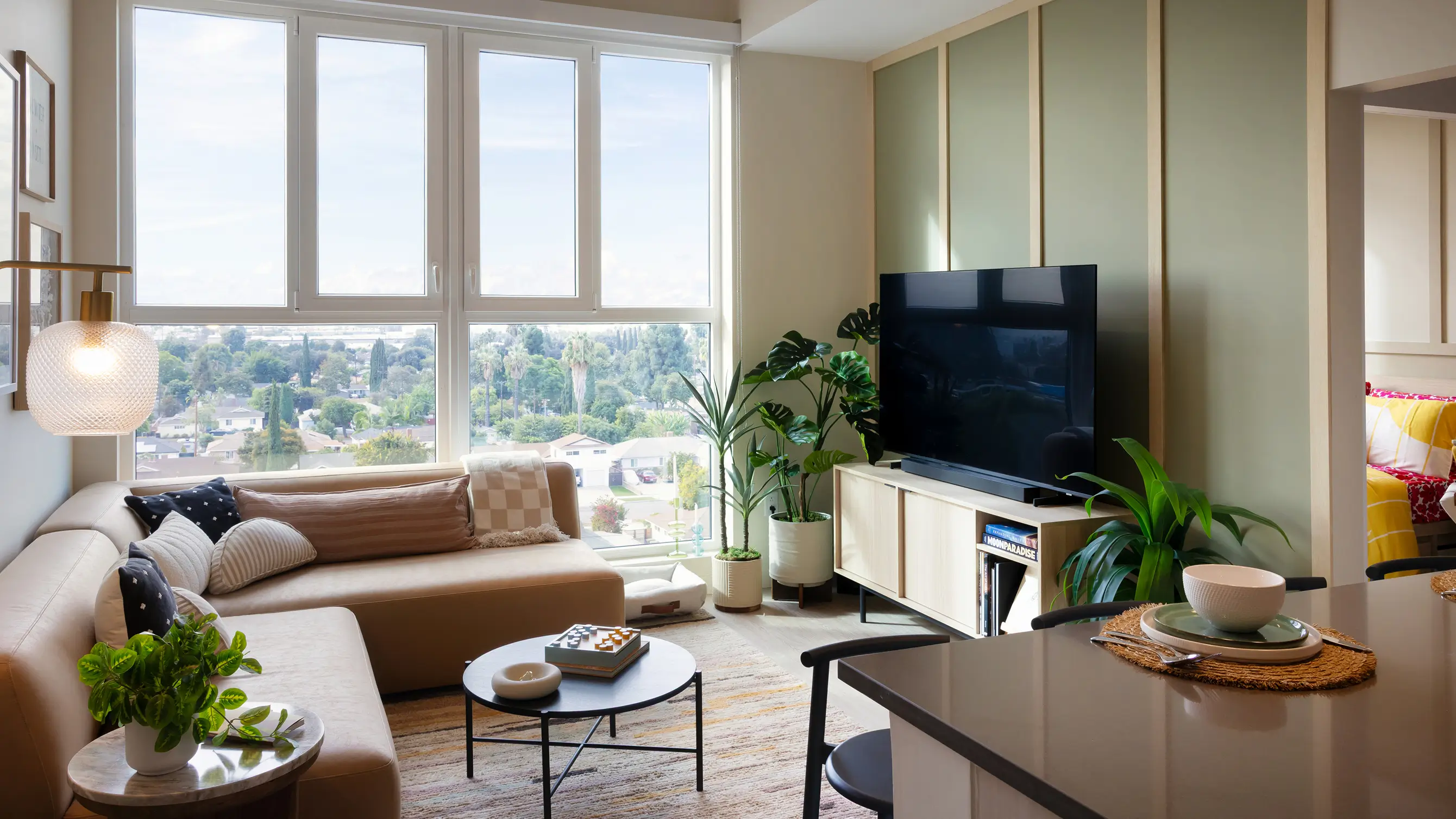 Furnished living room